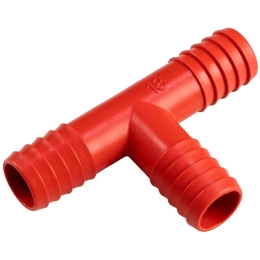 Разветвитель 18 мм для водяных шлангов Т-образный полиамид Osculati (17.204.18)